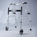 Adjustable aluminum alloy folding walking aids for disabled